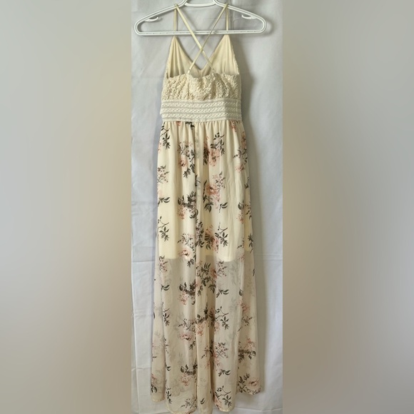 Streetwear Society Maxi Dress Women’s S Floral Spaghetti Strap - Picture 2 of 8